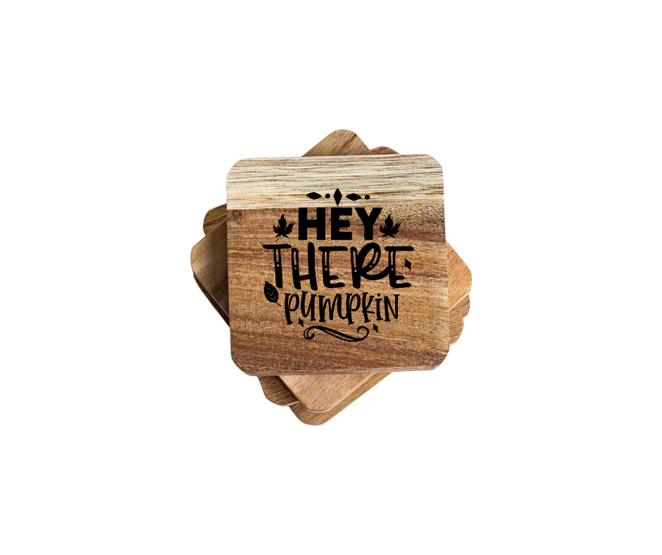 Rustic Fall Wooden Coasters