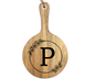 Floral Initial Cutting Board