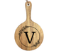Floral Initial Cutting Board