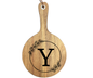 Floral Initial Cutting Board