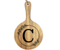 Floral Initial Cutting Board