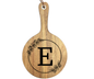 Floral Initial Cutting Board