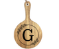 Floral Initial Cutting Board