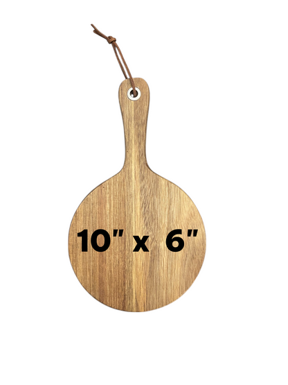 Personalized Monogram Acacia Wood Cutting Board