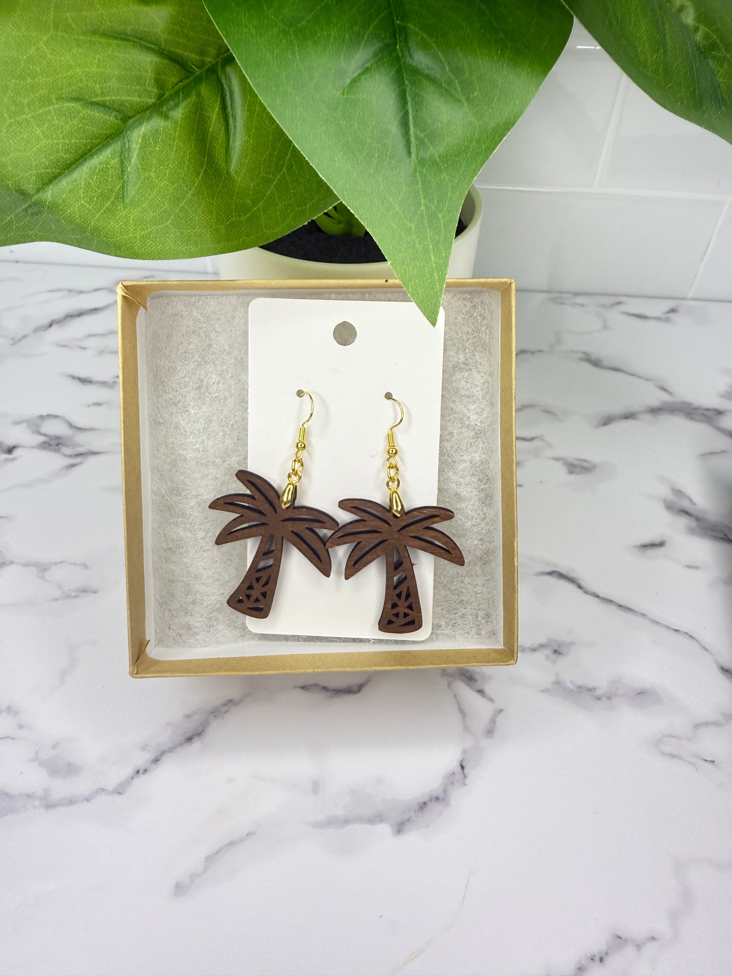 Palm Tree Earrings